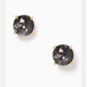 Kate Spade New York Women's Gumdrop Stud Earrings in Black Diamond - NEW